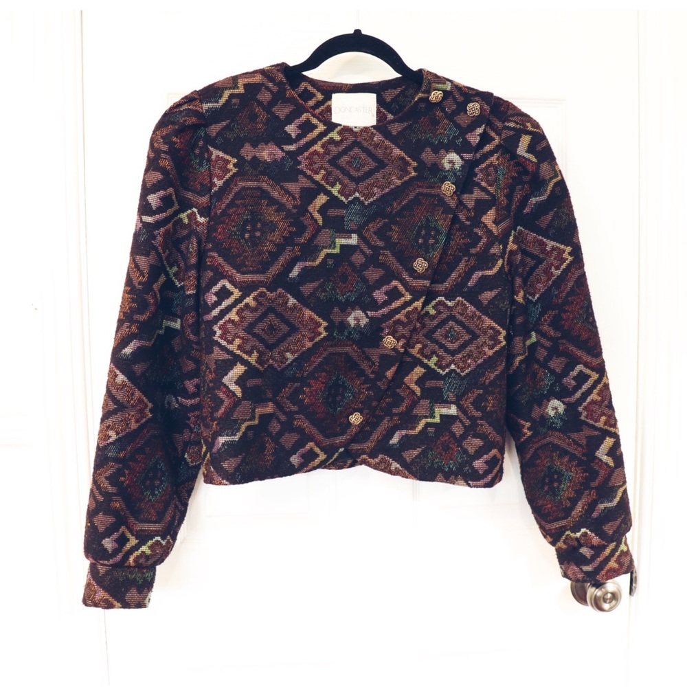 DonCaster tribal vintage blazer